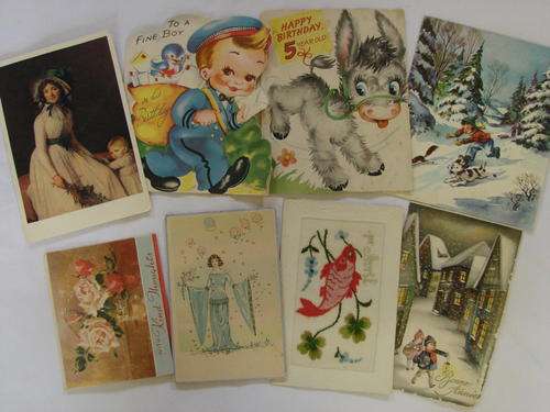 MIX LOT - USED POSTCARDS!!