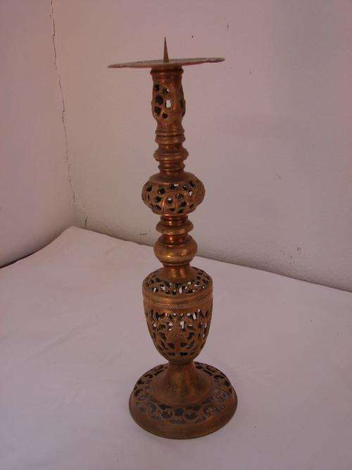 BRASS CANDLE HOLDER !!!