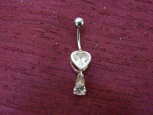 SILVER .925 BELLY BUTTON RING !!!!