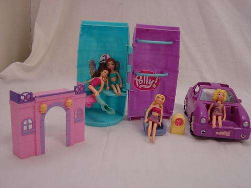 POLLY POCKETS - LOT .WITH CAR
