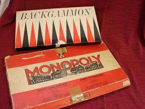 MONOPOLY AND BACKGAMMON SET !!