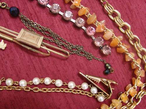 JEWELLERY MIXED LOT WITH ORANGE STONE NECKLACE ECT!!