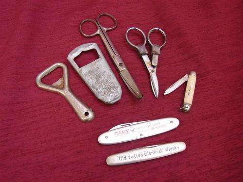 ODD LOT OF PEN KNIVES AND BOTTLE OPENERS !!!