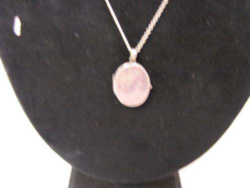 LOCKET WITH STERLING SILVER CHAIN