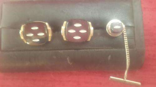 CUFFLINKS & TIE STUD