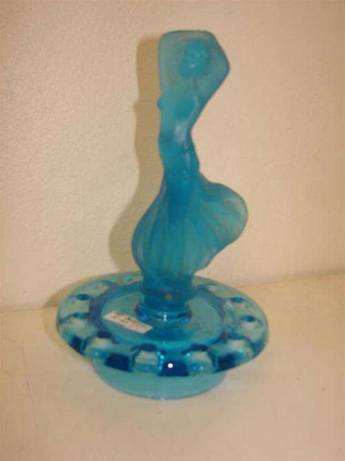 ART DECO BLUE GLASS