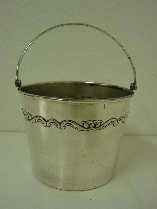 SILVER PLATED ICE BUCKET