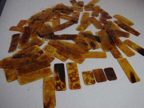 Faux Tortoise shell gambling tokens