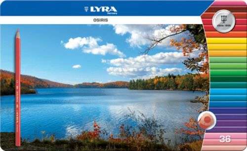 LYRA OSIRIS triangular metal case 36