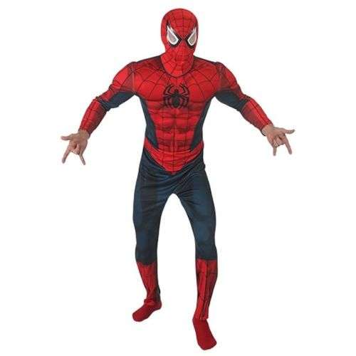 Deluxe Muscle Chest Adult Spider-Man Costume Standard