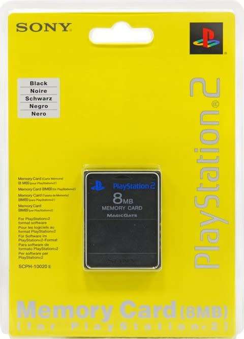 PS2 8MB Memory Card