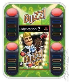 Buzz! Sport Quiz ps2 Bundle with 4 Controllers.