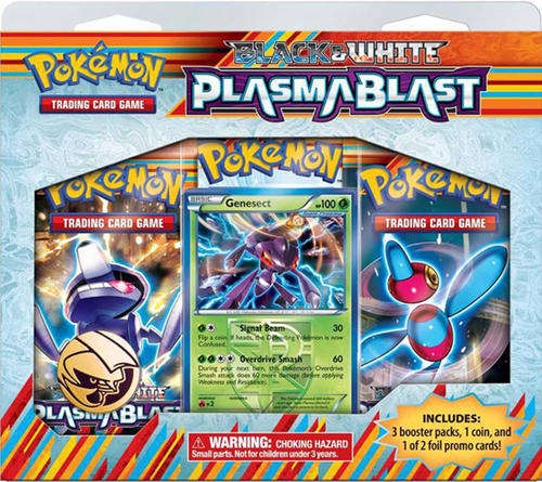 Pokemon Black & White Plasma Blast 3 Pack Blister Booster (TGC)