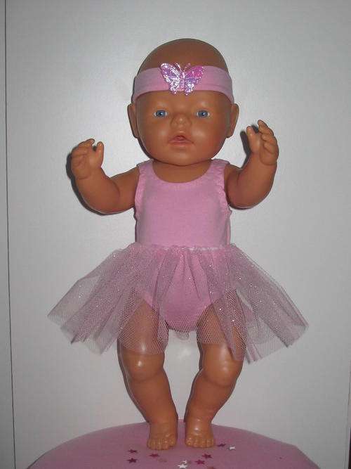Baby born dolls clothes - Ballerina/Bather