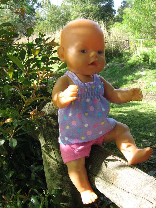 Dolls Wear - Lycra shorts and top