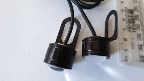 Motorcycle LED spotlights spot lights lamps running lights bright easy mount