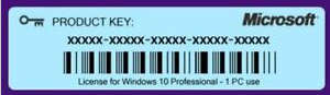 Win 10 PRO Win10 Windows 10 PRO 32/64 bit licence activation key