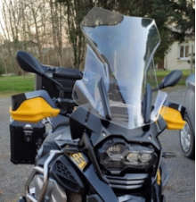 BMW R1200GS LC 13-18 R1250GS 18-22 aftermarket clear taller screen better than oem!