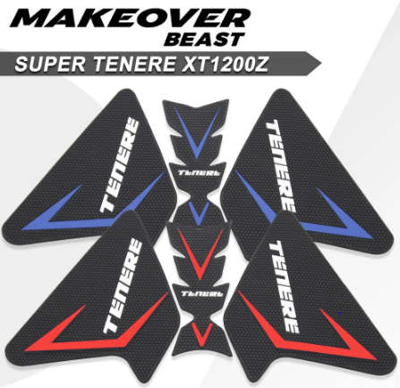 Yamaha XT1200 super tenere 3 piece tank pad set red