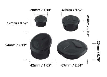 Bmw R1200GS GS1200 GS LC R1250GS frame plug kit 11 piece