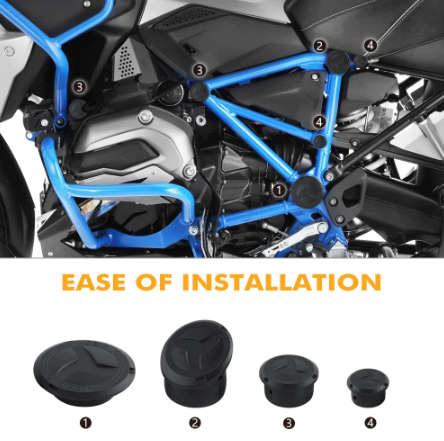 Bmw R1200GS GS1200 GS LC R1250GS frame plug kit 11 piece