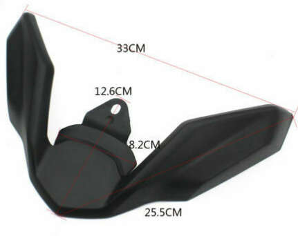 BMW R1200GS 2017-19 front beak extension