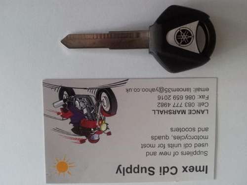 Yamaha R1 R6 chipped key blank