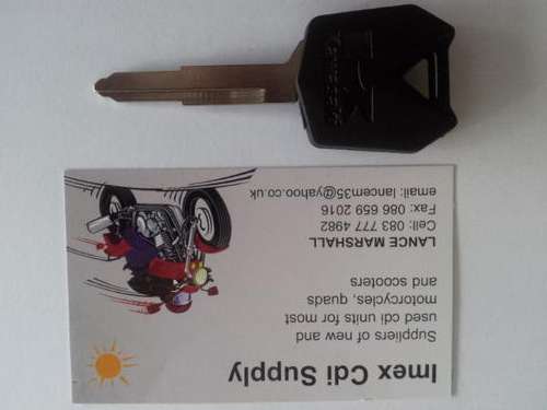 Kawasaki ZX  chipped key blank