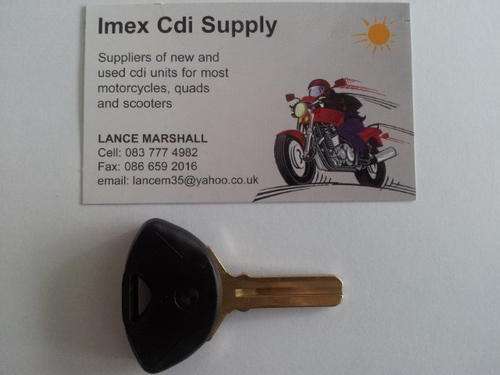 BMW motorcycle GS  chipped key blank
