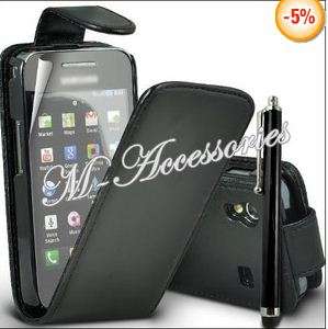 Blackberry Z10 flip case cover BLACK free screen protector +stylus