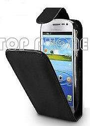 Samsung S3 MINI flip pouch,black with free antenna signal booster!