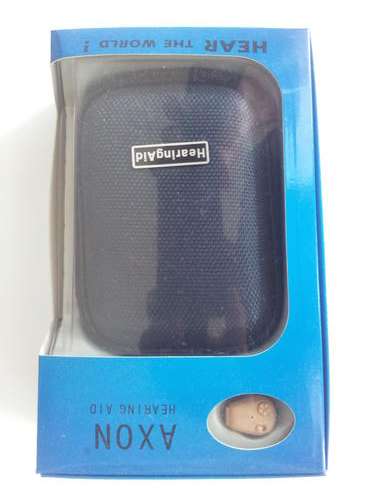 Hearing aid,rechargable..small..includes battery and case..stock clearance!