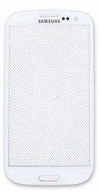 Samsung Galaxy S3 glass screen lense WHITE