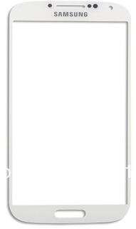 Samsung Galaxy S4 glass screen lense WHITE