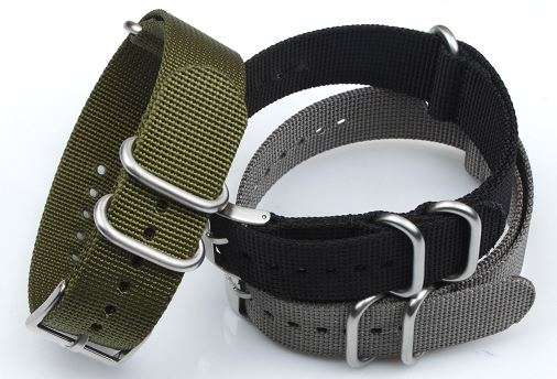 NATO MILITARY watch strap BLACK