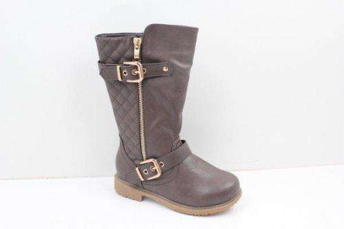 Girls Quilted Casual Boot