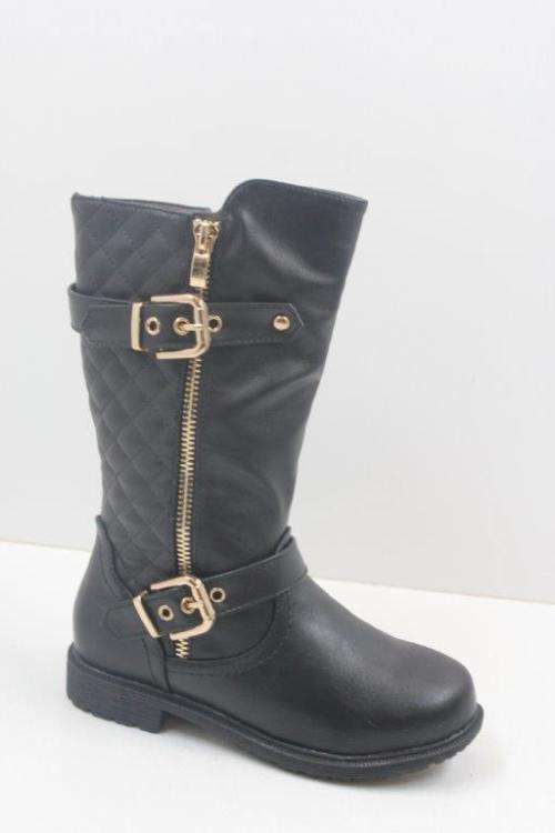 Girls Quilted Casual Boot