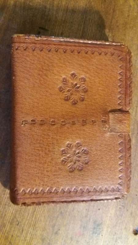 Leather Playing Cards Holder.