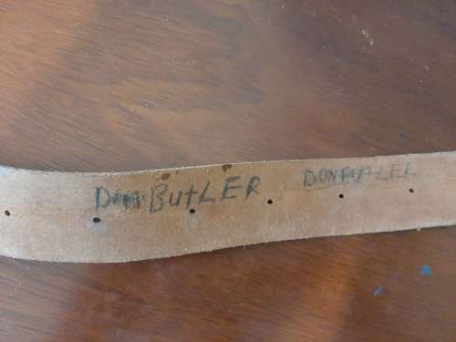 old Leather belt with Ammo pouch