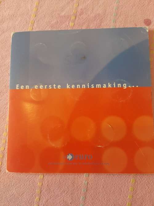 proof coin set. een eerste kennismaking  euro. booklet