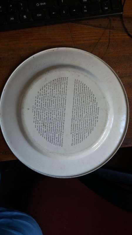 Metal Plate Jan Smuts Residence