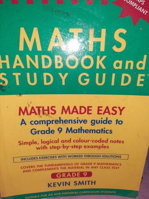 Maths Handbook and study guide grade 9 Kevin Smith