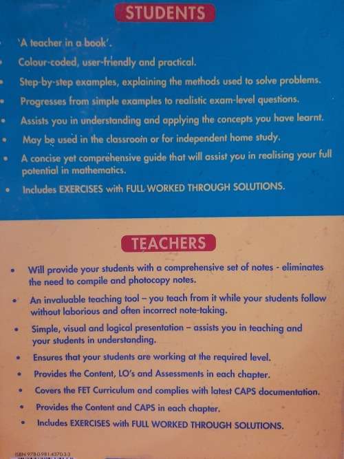Maths Handbook and study guide grade 9 Kevin Smith