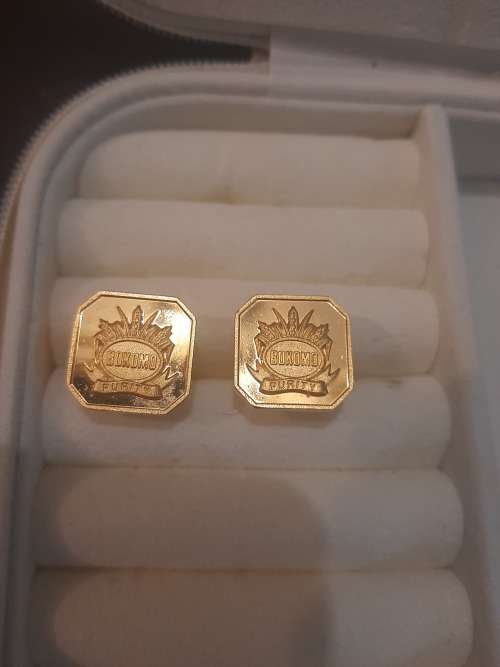 Bokomo Gold Plated cufflinks