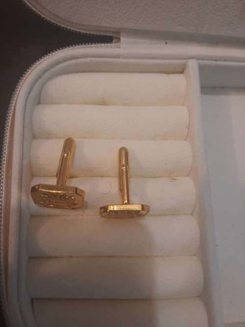 Bokomo Gold Plated cufflinks