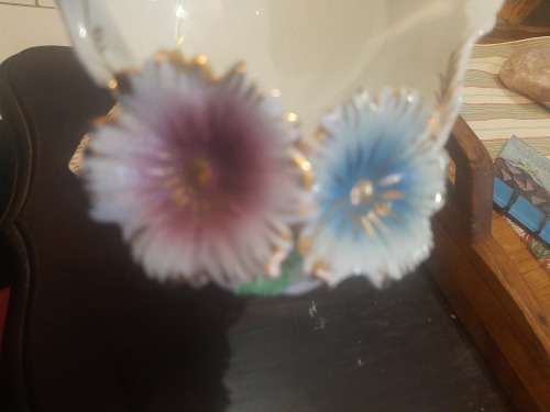 Capodimonde style vase (Note damage to 2 flowers)