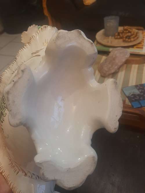 Capodimonde style vase (Note damage to 2 flowers)