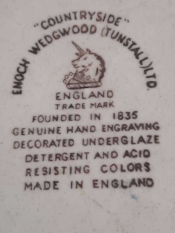 Enoch Wedgewood Plate