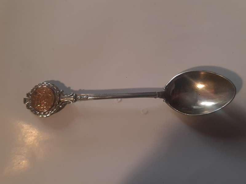 Teaspoon with Coin