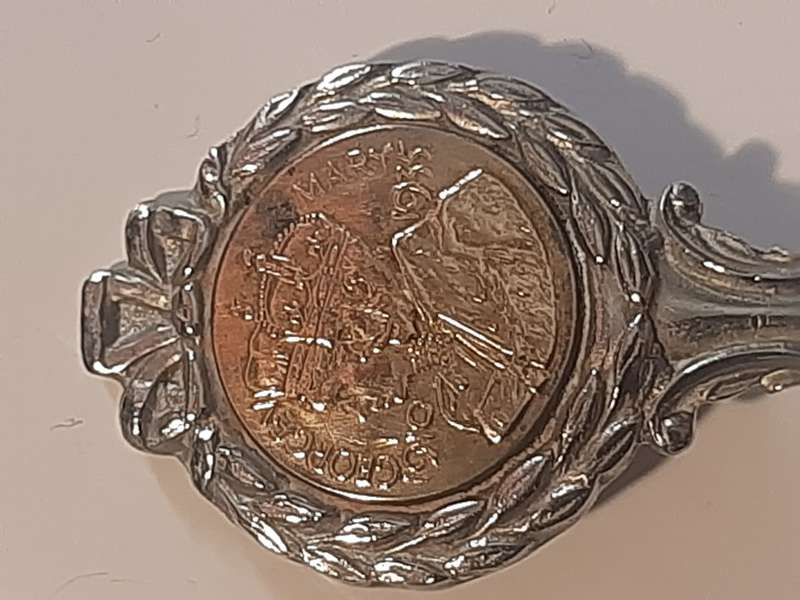 Teaspoon with Coin